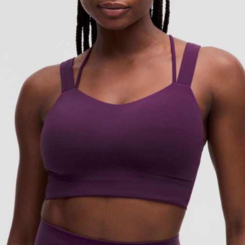 💖 Lululemon Like a Cloud Longline Bra D/DD Cup | Dramatic Magenta | Size 12 💖